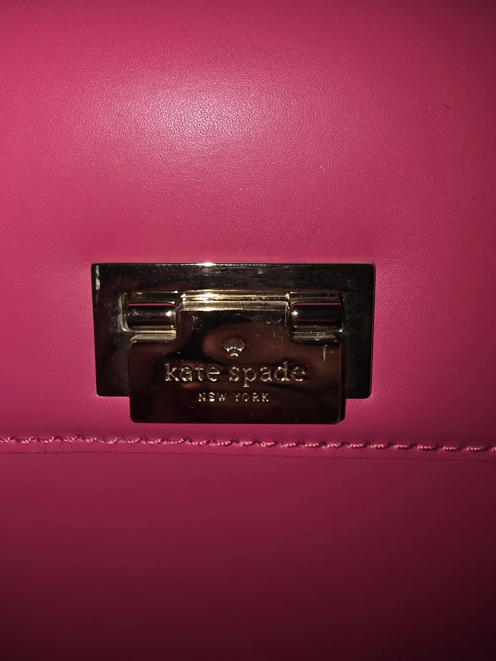 Kate Spade New York Harwood Place Sinclair Bag in pink leather